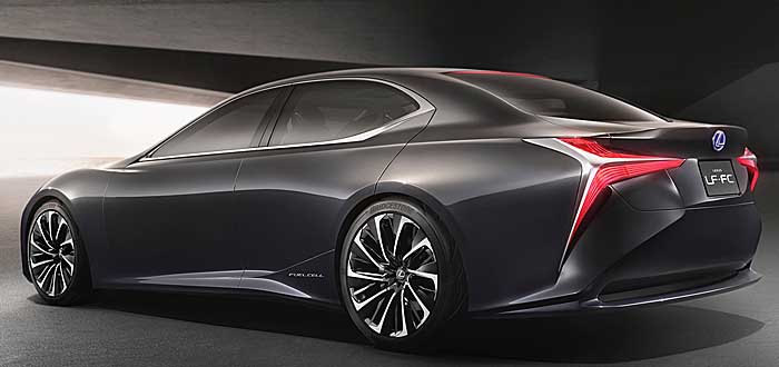Lexus flagship fuel-cell car 