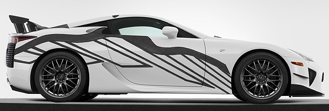 LEXUS ART CAR. Image: Lexus / Quickpic